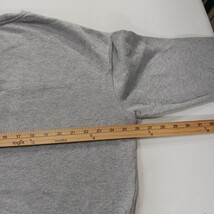 Pact Organic Cotton Crop Sweatshirt Gray FIERCE FEMALE Graphic Pullover Womens L image 7