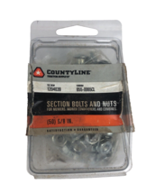 Countyline Mower Universal Section Bolts with Nuts 5/8 in. Pack of 46 B5... - $14.25