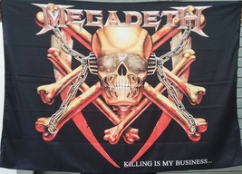 MEGADETH Killing is my Business 2 FLAG CLOTH POSTER BANNER CD Thrash - $20.00