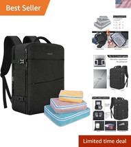 Waterproof 40L Travel Backpack for Adults - Flight Approved Carry-On Con... - $44.00