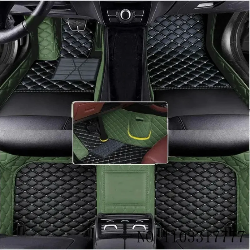Ized artificial leather car floor mat for bmw e60 2004 2005 2006 2007 2008 2009 protect thumb200