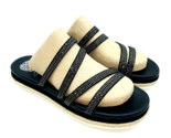 Vince Camuto Rallsan Strappy Slide Sandals- Black Leather, US 10 / EUR 42 - $34.65