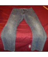NAUTICA MID RISE DARK GRAY WASH SLIGHTLY FLAIRED DENIM JEAN FADED PANTS ... - $13.92