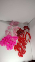 16 Pcs Valentine&#39;S Day Heart Headbands Heart Sunglasses Heart Glitter Cupid - $9.41