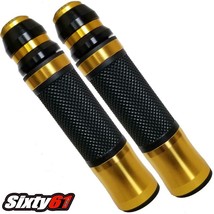 Hayabusa Gold Black Grips 2008-2017 2018 2019 2020 Suzuki Comfort Racing Hand - £47.32 GBP