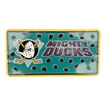 Mighty Ducks NHL Hockey Souvenir License Plate 1993 Walt Disney - £10.34 GBP