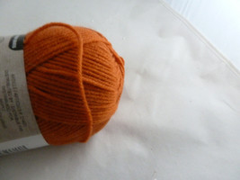 Loops &amp; Threads Impeccable Yarn 4.5 oz 285 yds Pumpkin Orange Acrylic Ca... - £5.44 GBP