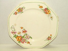 Vintage Thompson Madison Octagon Porcelain Floral Dinner Plate 9&quot; Delica... - £14.80 GBP