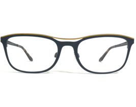 Binoche Eyeglasses Frames 148 c.04 Navy Blue Yellow Square Full Rim 55-19-148 - £73.54 GBP