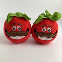 Fortnite Tomatohead Plush Pair Stuffed Animal 5&quot; Toy Epic Games 2019 Russ Lot - £12.83 GBP