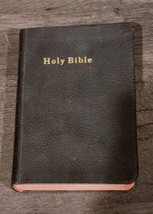American Bible Society Antique Bible - Red Edges Leather Bound Orignal Tongues  - £48.15 GBP
