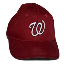 Washington Nationals Red Logo Adjustable Strapback Hat MLB Baseball Cap - £7.04 GBP