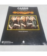 Carrie by Joey Tempest and Mic Michaeli Europe 1986 Sheet Music - £4.72 GBP