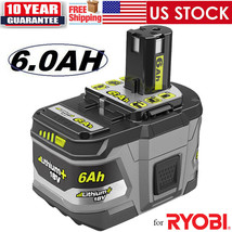 6.0Ah For RYOBI P108 18V One+ Plus High Capacity Battery 18 Volt Lithium... - $41.99
