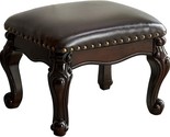 Kivson Foot Stool Ottoman Foot Rest Upholstered Foot Stool With Microfiber - $129.97