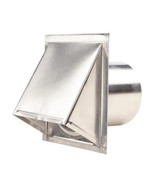 GAF Master Flow 6 in. Round Wall Vent with Built-in Screen and Damper Al... - €32,71 EUR