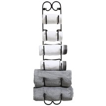 Decobros Wall Mount Multi-Purpose Towel/Wine/Hat Rack, Bronze - £31.63 GBP