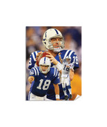 Peyton Manning QB Quarterback Indianapolis Colts NFL Football Art Print ... - $34.67 CAD+