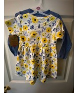 Touched By Nature 3T Organic Cotton Dress &amp; Cardigan Set *NEW* ff1 - $11.99