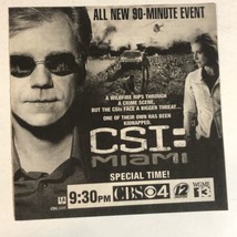 Csi Miami Tv Guide Print Ad David Caruso TPA7 - £4.43 GBP