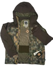 NEW $290 Burton Caliber Jacket!  2L Dryride Saw Camo / Mocha Block   Cam... - $159.99