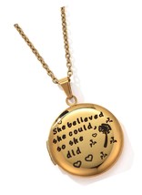 She believed she could, so she did Round Shaped Can - £32.01 GBP