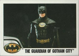BATMAN - THE GUARDIAN OF GOTHAM CITY 1989 TOPPS # 132 - $1.73