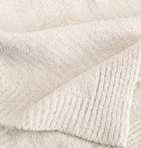 Kashwere Lightweight Throw Blanket Heather Malt &amp; Cream - £126.14 GBP