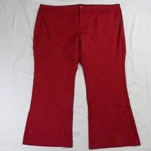 Studio by Torrid 30 Red Ponte Trouser Boot Stretch Womens Dress Pants - $32.49