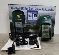 Garmin GolfLogix Green Golf Handheld Range Finder GPS Unit w/ Cord, Clip... - $48.37
