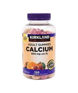 Kirkland Signature Calcium 500 mg with D3, 240 Adult Gummies - $43.86 CAD