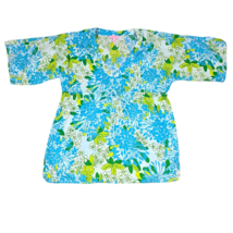 Lily Pulitzer Tunic Shirt Womens Small Lightweight Drawstring Empire Waist Top - £33.77 GBP