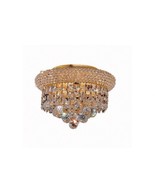 Vintage Crystal Ball Flush Mount Dining Room Hallway Bathroom Fixture 10... - $225.00