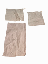 Authentic Jimmy Choo Dust Bag, Lot Of 3 Different Sizes Lavender Very So... - $699.30 MXN