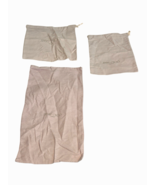 Authentic Jimmy Choo Dust Bag, Lot Of 3 Different Sizes Lavender Very So... - $53.31 CAD