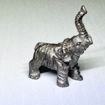 Spoontiques Pewter Elephant Miniature Figurine - Exquisite Collectible Charm - £7.80 GBP