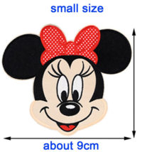 9cm Iron On Embroidered Clothes Patch - New - Minnie Mouse - £10.26 GBP