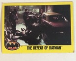Batman 1989 Trading Card #173 Michael Keaton Defeat Of Batman - $1.97