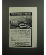 1964 Airstream Land Yacht Trailer Ad - The fun way to travel - £14.55 GBP