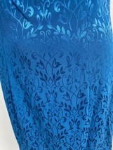 Nicole Miller Turquoise Sleeveless Fitted Silk Cocktail Dress Size 6  - £18.97 GBP
