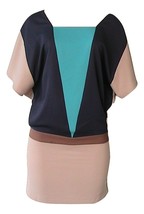 C.Luce Color Block Tunic Dress  - £21.99 GBP
