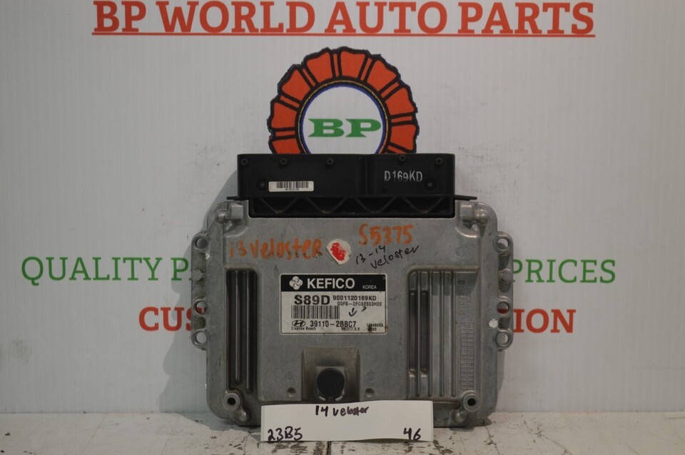 2013-2014 Hyundai Veloster Engine Control Unit ECU 391102BBC7 Module 46-... - $27.43