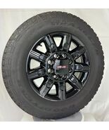 Set 4 OEM GMC Sierra 2500 20&quot; Black Ultimate Wheels Goodyear AT Tire New... - $2,965.05
