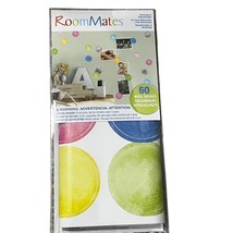 York RoomMates Watercolor Dots Peel and Stick Wall Decals (60. Dots) - £10.52 GBP