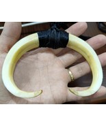 Rare PNG Big Pig Boar teeth tradional ceremonial tribals warriors necklace  - €60,37 EUR