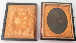 Antique Ambrotype of Older Lady, Full Case 2-7/8 x 2-3/8 inches - £33.63 GBP