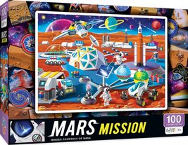 MasterPieces 100 Piece Licensed Jigsaw Puzzle for Kids - NASA Mars Missi... - $18.57