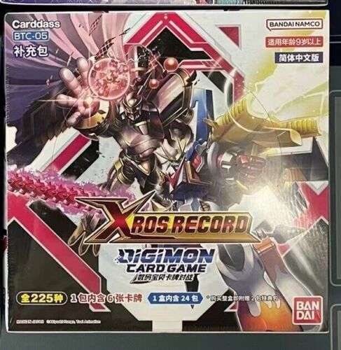 Bandai Digimon Card Game CCG Chinese BTC-05 "Xros Record" Booster Box Sealed New