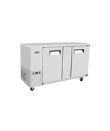 Atosa MBB69GR 68&quot; 2 Door Back Bar Beer Cooler Stainless Casters Free Lif... - €2.658,30 EUR