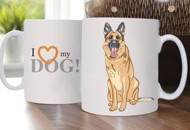 German Shepherd - Cup with dog, Mug, Pet, ceramic, hardness and durability - £9.87 GBP